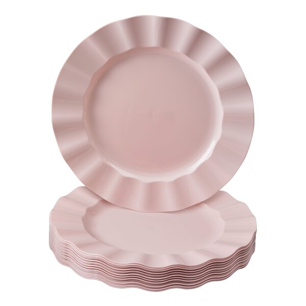 Disposable Plastic Wedding Dinner Plate For 20 Guests 